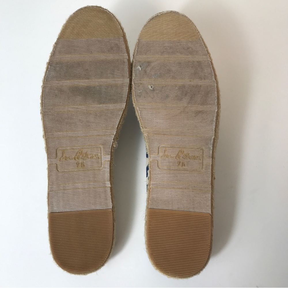 Sam Edelman Leopard Print Verona Espadrilles Dark Blue Tan Beige Womens Size 7.5 - Picture 10 of 13
